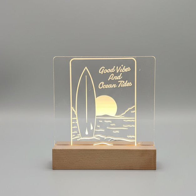 Good Vibes & Ocean Tides Nightlight