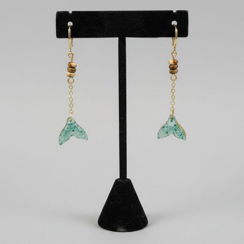 Mermaid on Land Drop Earrings
