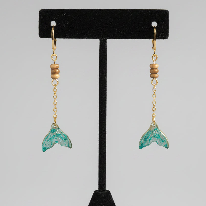 Mermaid on Land Drop Earrings