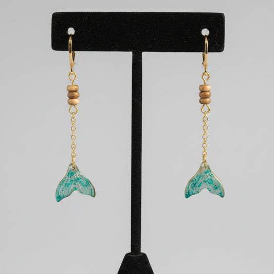 Mermaid on Land Drop Earrings
