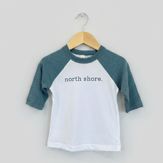 north shore. Toddler Baseball Tee