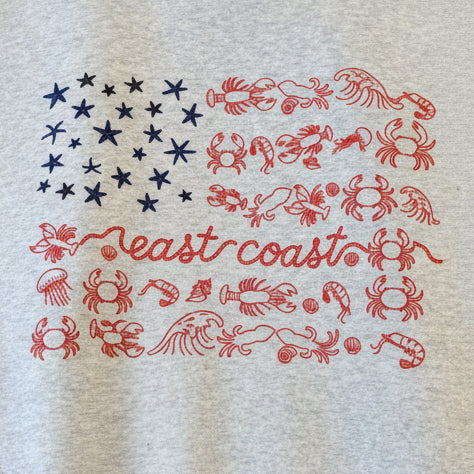 Sea to Shining Sea Mock Neck